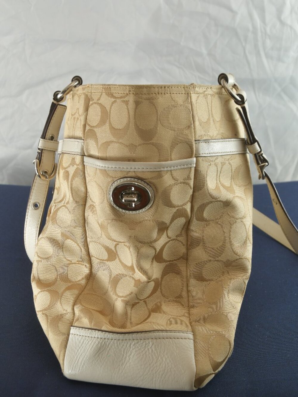 Tan Coach Leather Bag